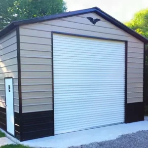 20X35X12 Vertical Roof Metal Garage
