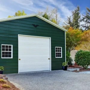 22X25X13 Vertical Roof Metal Garage